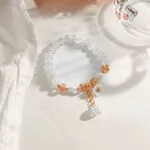 Glass Beaded Pearl Women's Bracelet