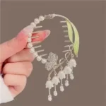 Flower Hair bun Claw