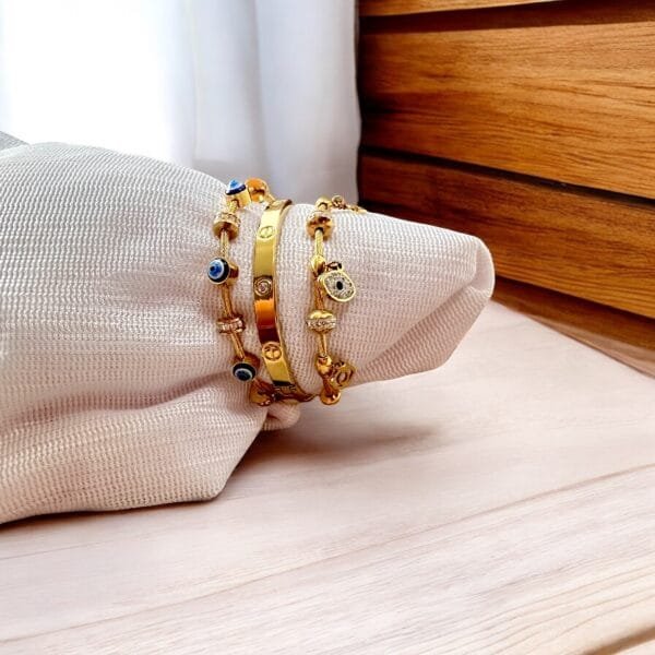 Anti Tarnish Stack Bracelet - Image 2