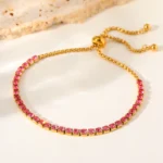 Scarlet Zircon Bracelet