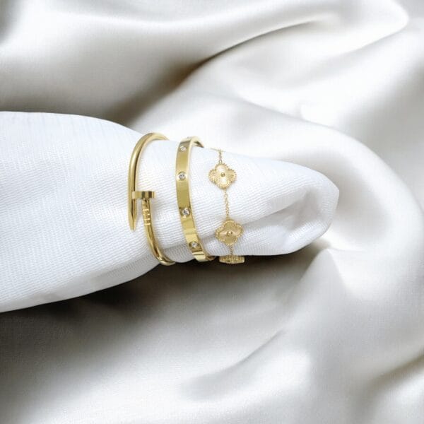 Classy Stack of Bracelets For Rakhi