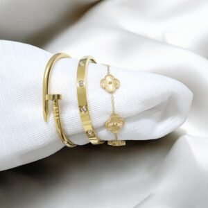 cart 14 Classy Stack of Bracelets