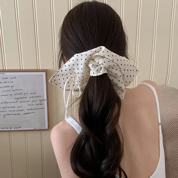 Oversized Polka Dot Scrunchie - Image 2