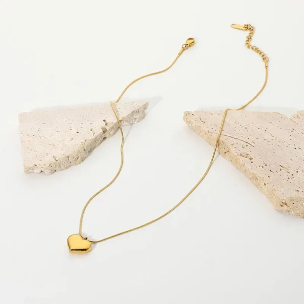 Solid Heart Chain - Image 2