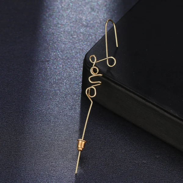 LOVE Single Ear Cuff – Stylish Design