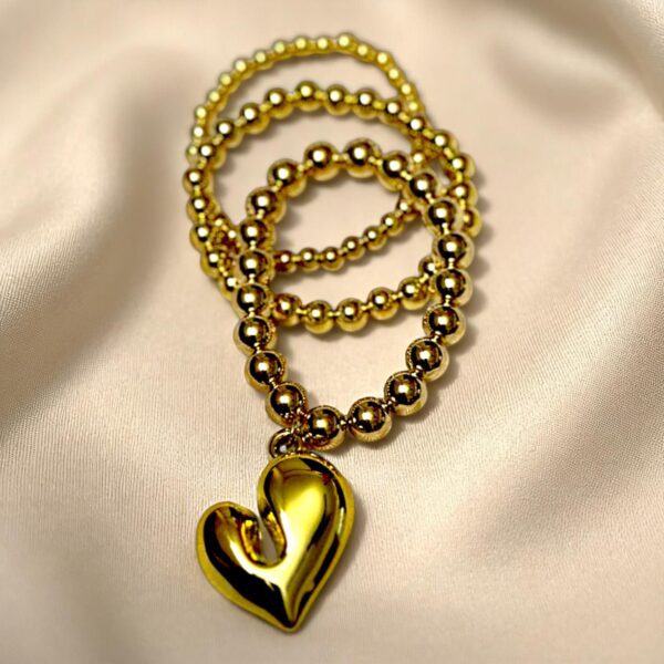Crooked Heart Bracelet Stack