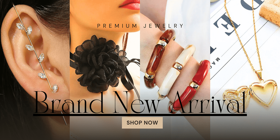 White Simple Photocentric Jewelry Promo Banner Landscape (1)