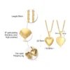 Openable Heart-Shaped Pendant Necklace - Image 2