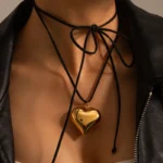 18K Gold Plated Heart Pendent necklace