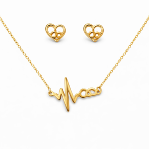 Heartbeat Infinity Necklace-